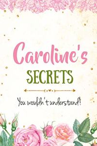 Caroline's Secrets personalized name notebook for girls and women