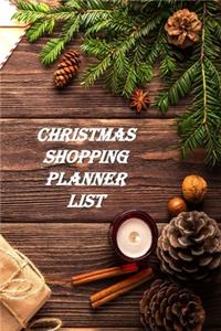 Christmas Shopping Planner List