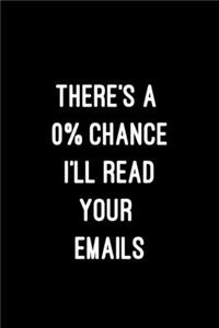There is a 0% Chance I will Read your Emails