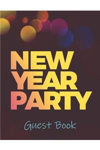 New Year Party Guest Book