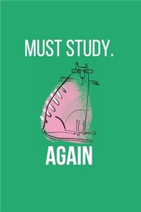 Tired Cat Study Planner - September 2019 to August 2020 Jade Cover