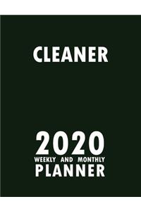 Cleaner 2020 Weekly and Monthly Planner