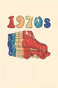 1970s Roller Skates Notebook