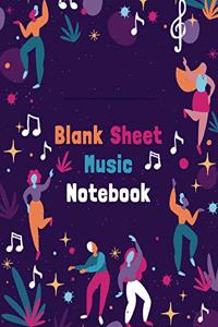 Blank Sheet Music Notebook