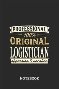 Professional Original Logistician Notebook of Passion and Vocation