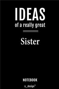 Notebook for Sisters / Sister