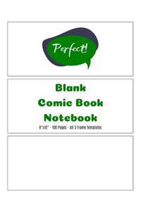 Blank Comic Book Notebook