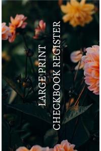 Large Print Checkbook Register