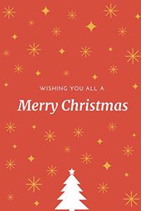 Merry Christmas Notebook