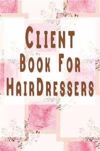 Client Book for Hairdressers