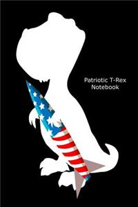 Patriotic T-Rex Notebook