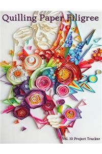 Quilling Paper Filigree Vol. 10 Project Tracker