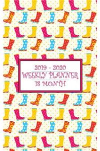 18 Month Weekly Planner 2019-2020