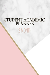 12 Month Student Academic Planner