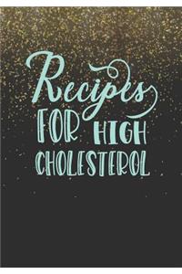 Recipes For High Cholesterol
