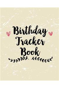 Birthday Tracker Book