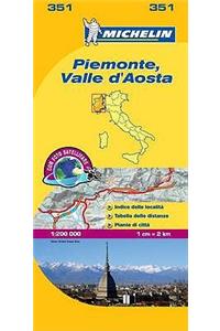Piemonte & VA - Michelin Local Map 351