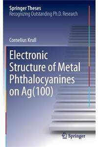 Electronic Structure of Metal Phthalocyanines on Ag(100)