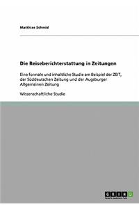 Die Reiseberichterstattung in Zeitungen