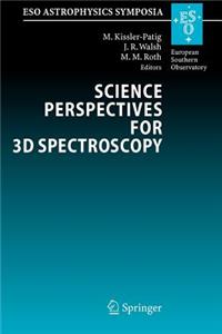 Science Perspectives for 3D Spectroscopy