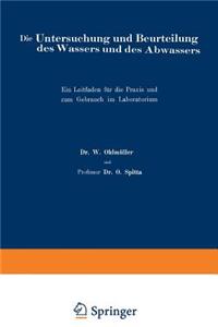 Untersuchung Und Beurteilung Des Wassers Und Des Abwassers