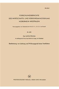 Bestimmung von Leistung und Wirkungsgrad eines Ventilators