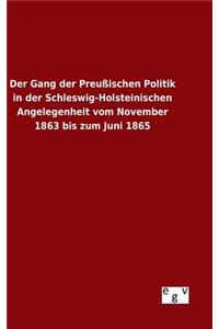 Gang der Preußischen Politik in der Schleswig-Holsteinischen Angelegenheit vom November 1863 bis zum Juni 1865