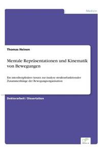 Mentale Repräsentationen und Kinematik von Bewegungen