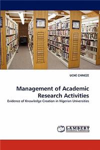 Management of Academic Research Activities