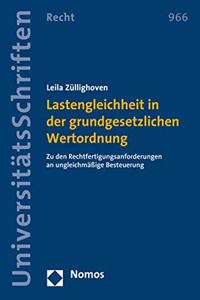 Lastengleichheit in Der Grundgesetzlichen Wertordnung