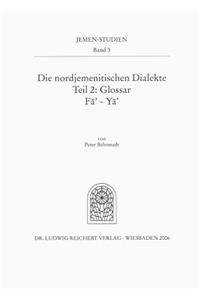 Die Nordjemenitischen Dialekte (Glossar)