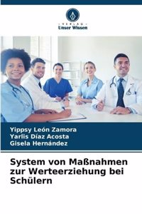 System von Maßnahmen zur Werteerziehung bei Schülern