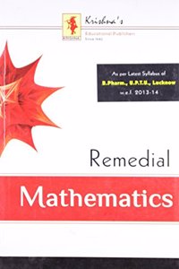 Remedial Mathematics (As Per Latest Syllabus of B. Phar., (Code 527-5) (PB)....Vasistha A R