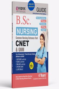 eVidya B.S.C Nursing Common Nursing Entrance Test (CNET) & General Nursing and Midwifery (GNM) Entrance Exam Book