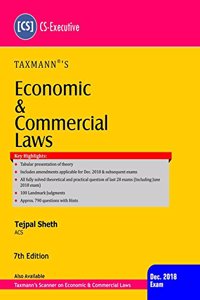 Economic & Commercial Laws (CS- Executive) (December 2018 Exams) (7th Edition June 2018)