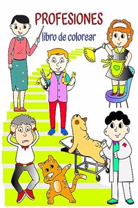 Profesiones libro de colorear