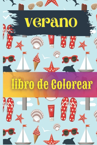verano libro de colorear