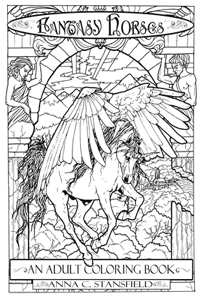 Fantasy Horses Coloring Book