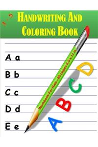 ABCD Handwriting and Coloring Book