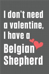 I don't need a valentine, I have a Belgian Shepherd