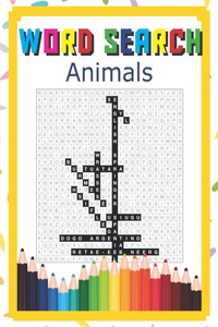 Word Search Animals