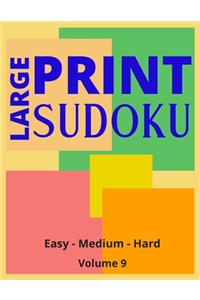 Large Print Sudoku Volume 9