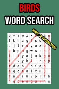 Birds Word Search