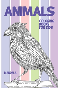 Mandala Coloring Books for Kids - Animals