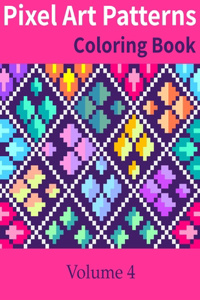 Pixel Art Patterns Coloring Book 4