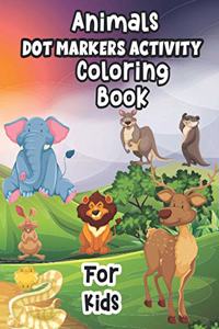 Animal dot Activity coloring book