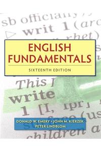 English Fundamentals Plus Mylab Writing with Etext -- Access Card Package