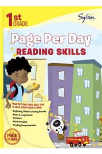 First Grade Page Per Day: Reading Skills