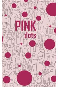 Pink Dots, Blank Write-in Notebook.