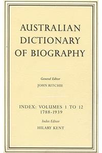 Australian Dictionary of Biography Index